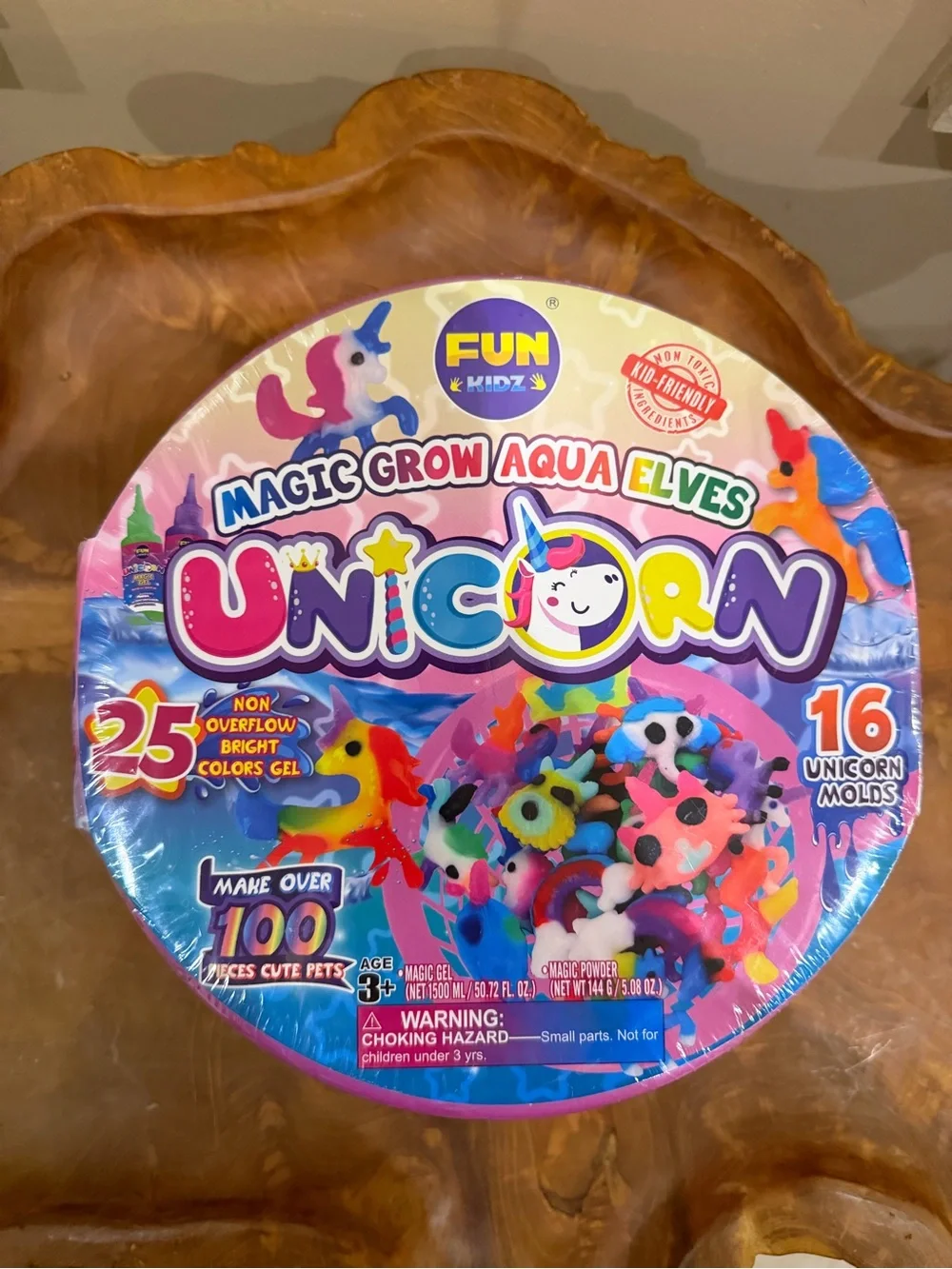 NEW SEALED FUN KIDZ Unicorn Magic Grow Aqua Elves Kids Craft Kit GREAT GIFT